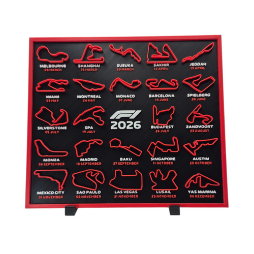 Calendario F1 del año 2026