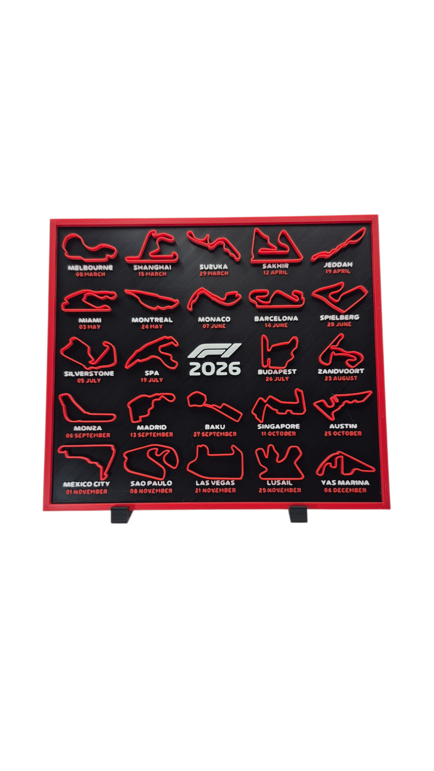 Calendario F1 del año 2026