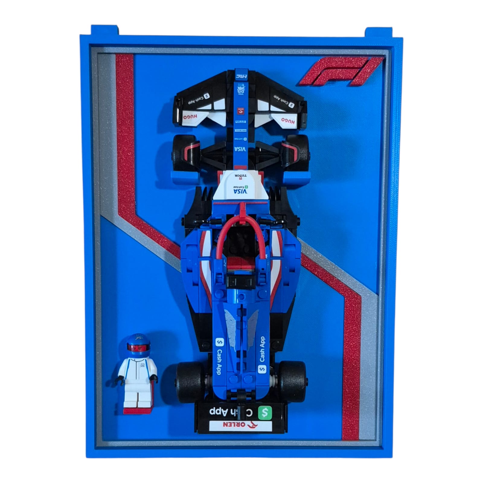 Cuadro expositor para Lego F1