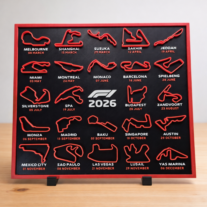 Calendario F1 del año 2026