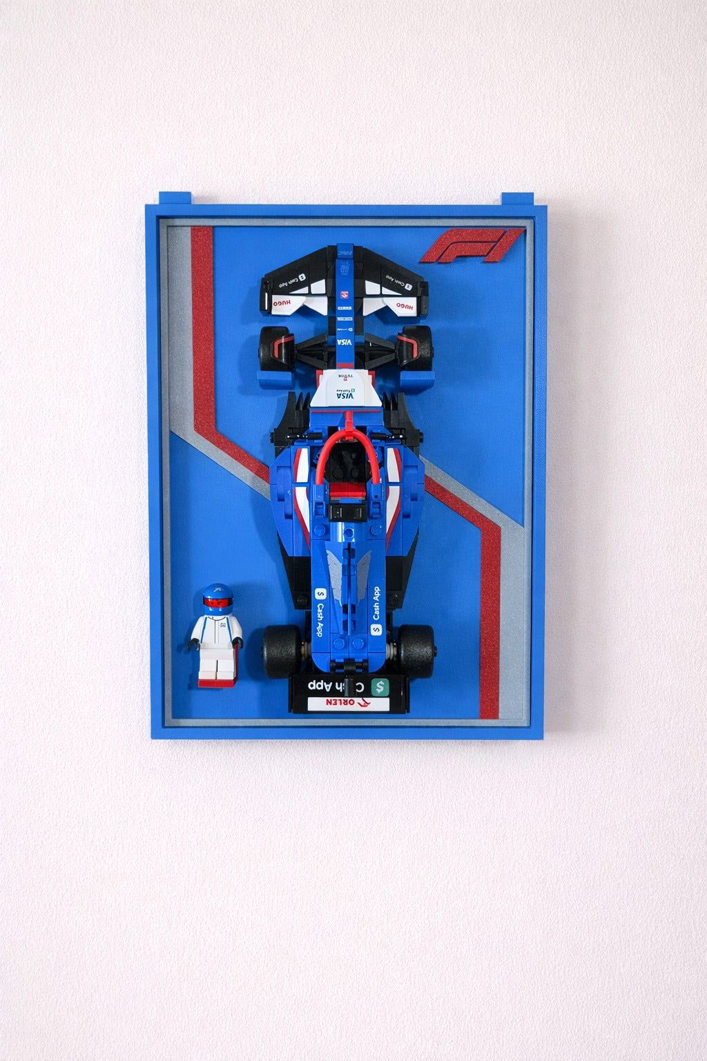 Cuadro expositor para Lego F1